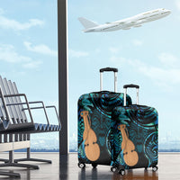 Kotiate New Zealand Luggage Cover Maori Weapon Paua Shell Haka Fern