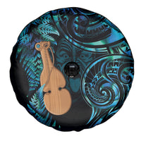 Kotiate New Zealand Spare Tire Cover Maori Weapon Paua Shell Haka Fern