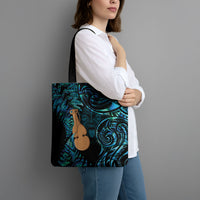 Kotiate New Zealand Tote Bag Maori Weapon Paua Shell Haka Fern