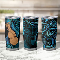 Kotiate New Zealand Tumbler Cup Maori Weapon Paua Shell Haka Fern