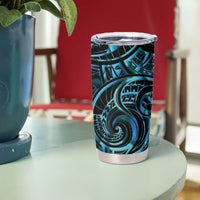 Kotiate New Zealand Tumbler Cup Maori Weapon Paua Shell Haka Fern