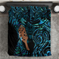 Maripi New Zealand Bedding Set Maori Weapon Paua Shell Haka Fern