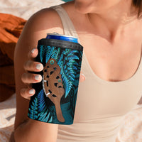 Maripi New Zealand 4 in 1 Can Cooler Tumbler Maori Weapon Paua Shell Haka Fern