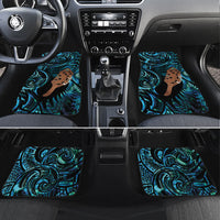 Maripi New Zealand Car Mats Maori Weapon Paua Shell Haka Fern
