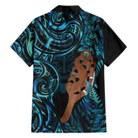 Maripi New Zealand Family Matching Mermaid Dress and Hawaiian Shirt Maori Weapon Paua Shell Haka Fern