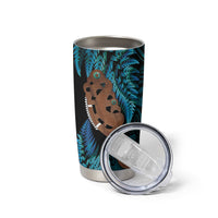 Maripi New Zealand Tumbler Cup Maori Weapon Paua Shell Haka Fern