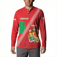 Tonga And Lebanon Button Sweatshirt 2026 Together Half Style