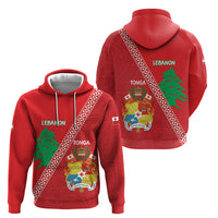 Tonga And Lebanon Hoodie 2026 Together Half Style