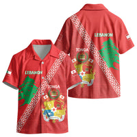 Tonga And Lebanon Kid Hawaiian Shirt 2026 Together Half Style LT14 - Polynesian Pride