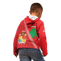Tonga And Lebanon Kid Hoodie 2026 Together Half Style