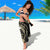 Personalised Hawaii Nene Goose Sarong Hawaiian Map Hibiscus Polynesian Art - Beige