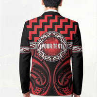 Aotearoa Ngapuhi Personalised Blazer Maori Iwi Poutama Puhoro Tattoo