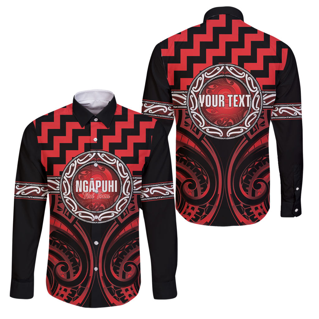 Aotearoa Ngapuhi Personalised Family Matching Puletasi and Hawaiian Shirt Maori Iwi Poutama Puhoro Tattoo