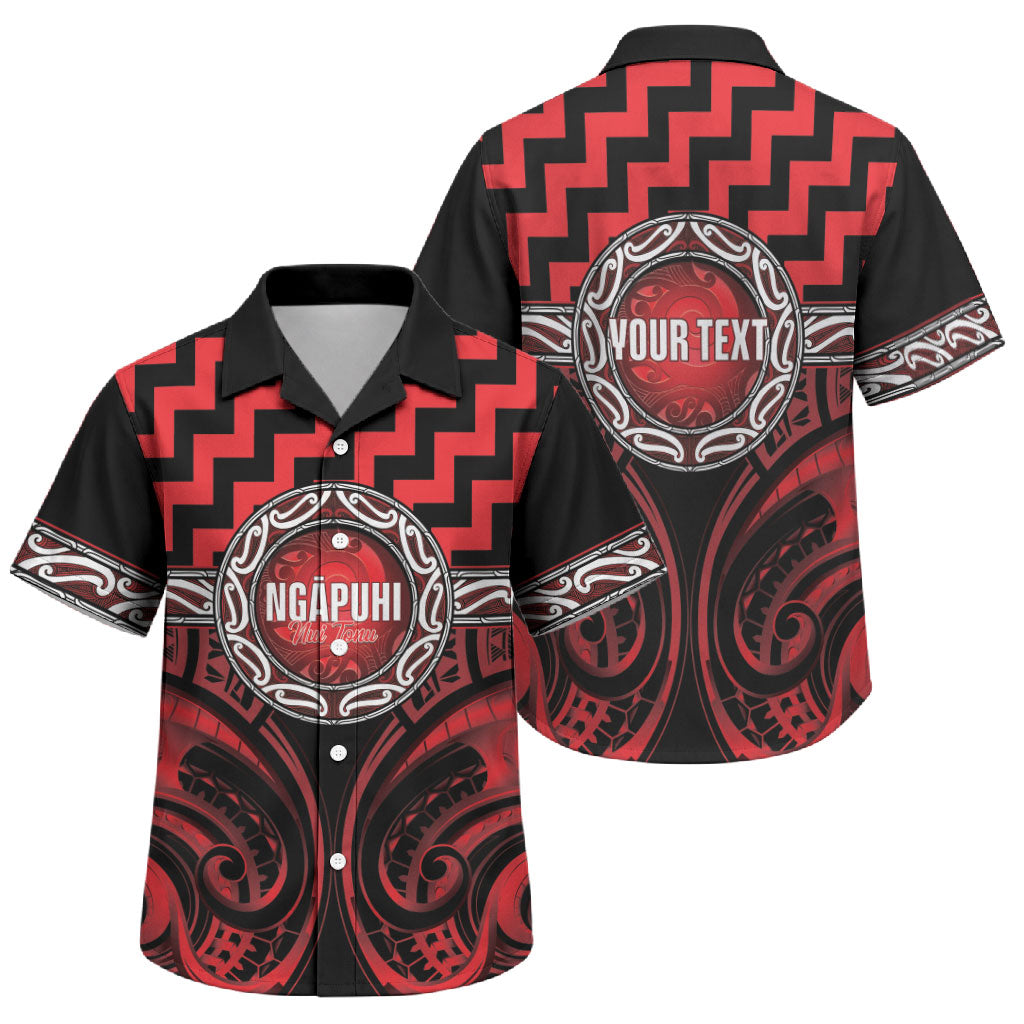 Aotearoa Ngapuhi Personalised Family Matching Tank Maxi Dress and Hawaiian Shirt Maori Iwi Poutama Puhoro Tattoo