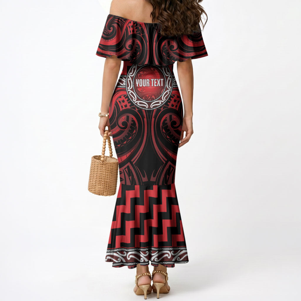 Aotearoa Ngapuhi Personalised Mermaid Dress Maori Iwi Poutama Puhoro Tattoo