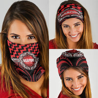 Aotearoa Ngapuhi Neck Gaiter Maori Iwi Poutama Puhoro Tattoo