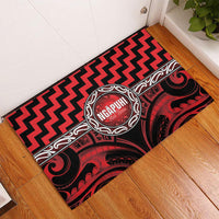 Aotearoa Ngapuhi Rubber Doormat Maori Iwi Poutama Puhoro Tattoo