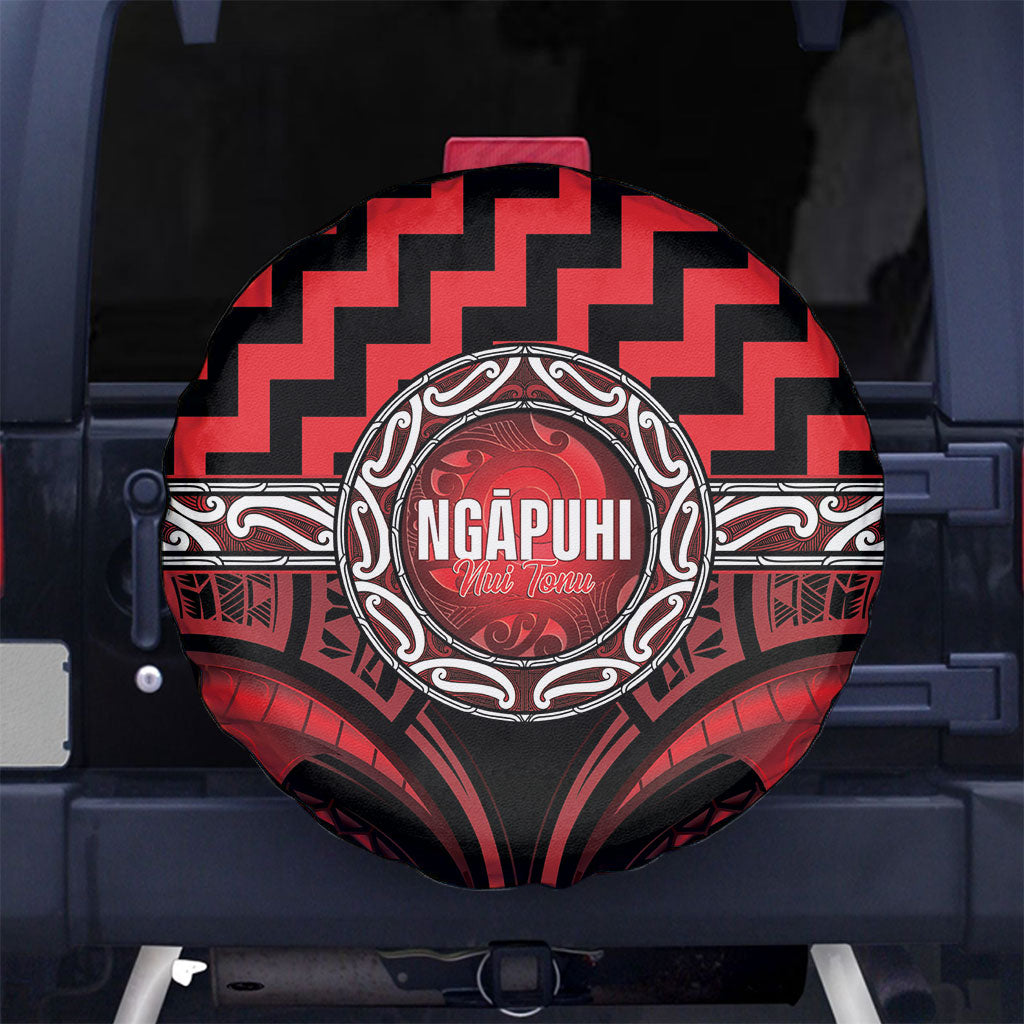 Aotearoa Ngapuhi Spare Tire Cover Maori Iwi Poutama Puhoro Tattoo