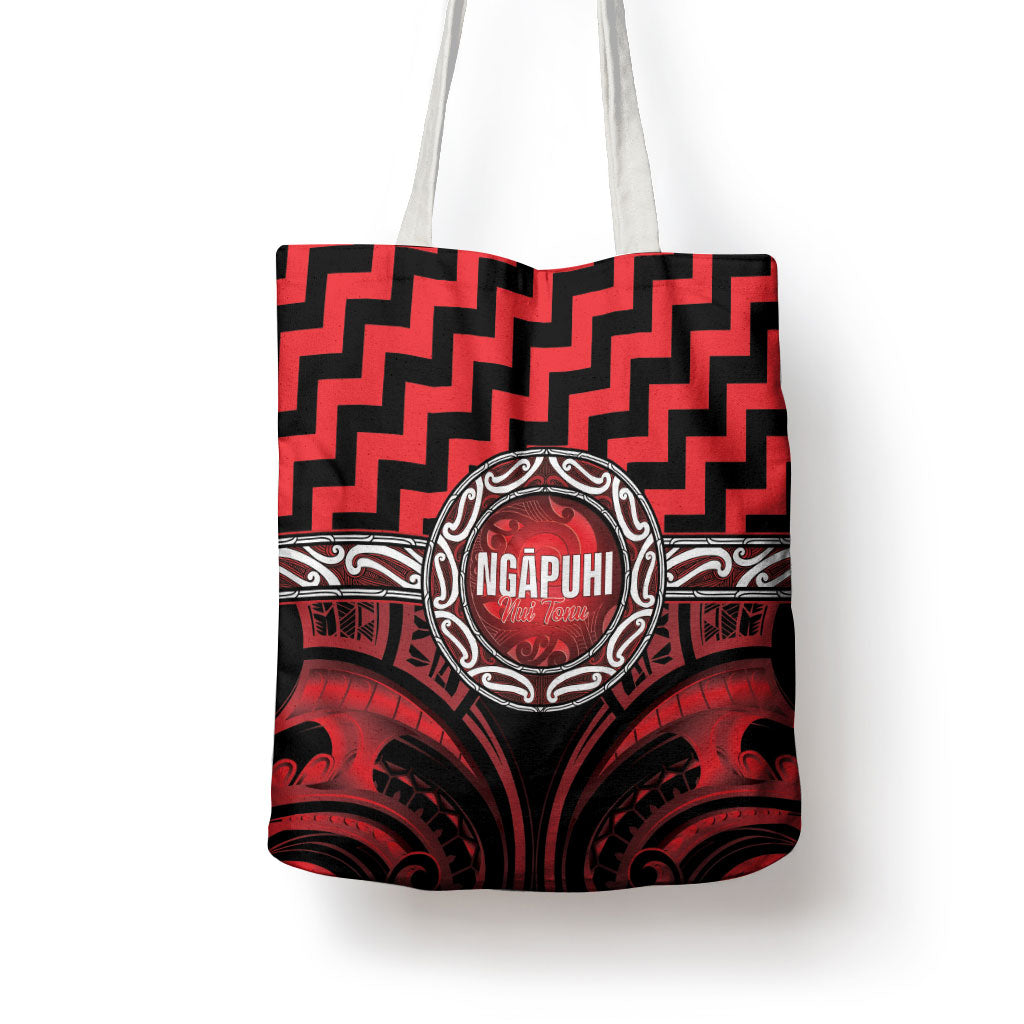 Aotearoa Ngapuhi Tote Bag Maori Iwi Poutama Puhoro Tattoo
