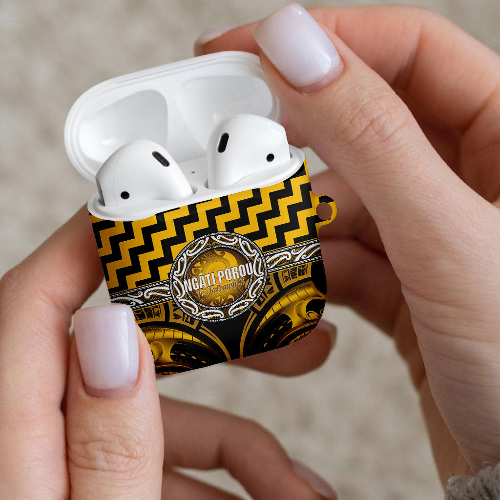 Aotearoa Ngati Porou AirPods Case Maori Iwi Poutama Puhoro Tattoo