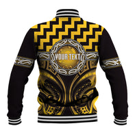 Aotearoa Ngati Porou Personalised Baseball Jacket Maori Iwi Poutama Puhoro Tattoo