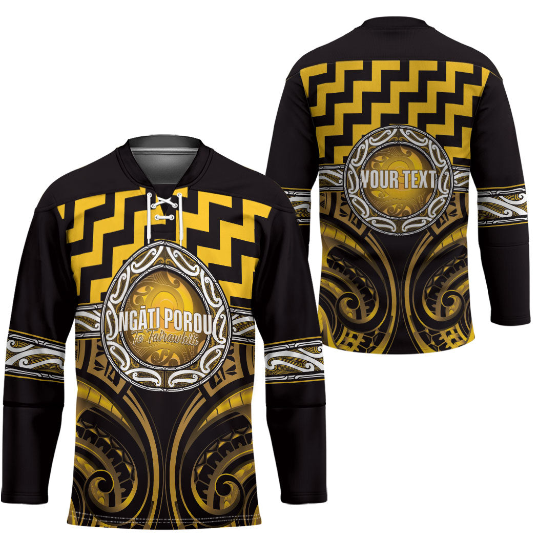 Aotearoa Ngati Porou Personalised Hockey Jersey Maori Iwi Poutama Puhoro Tattoo