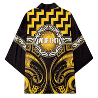 Aotearoa Ngati Porou Personalised Kimono Maori Iwi Poutama Puhoro Tattoo