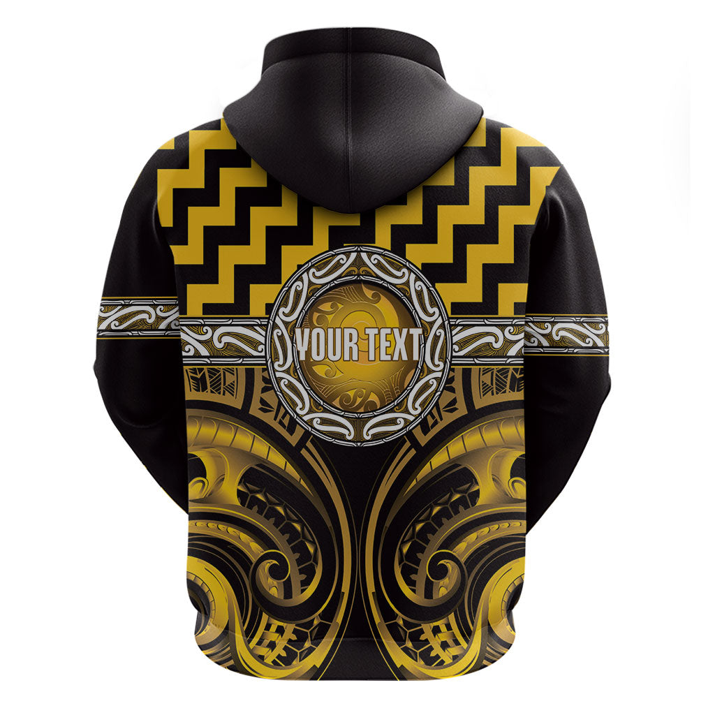 Aotearoa Ngati Porou Personalised Zip Hoodie Maori Iwi Poutama Puhoro Tattoo