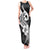 Polynesia Family Matching Outfits Tank Maxi Dress And Hawaiian Shirt Plumeria With Tribal Pattern Black Vibes LT14 - Polynesian Pride