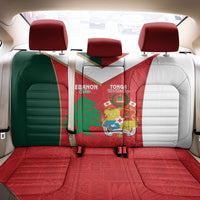 Rugby Tonga and Lebanon Back Car Seat Cover Mate Maa Tonga Cedars Together