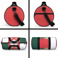 Rugby Tonga and Lebanon Duffle Bag Mate Maa Tonga Cedars Together