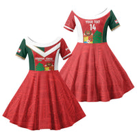 Custom Rugby Tonga and Lebanon Family Matching Summer Maxi Dress and Hawaiian Shirt Mate Maa Tonga Cedars Together