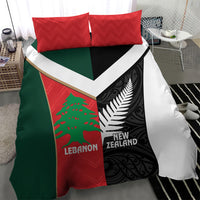 Rugby New Zealand and Lebanon Bedding Set All Black Cedars Together