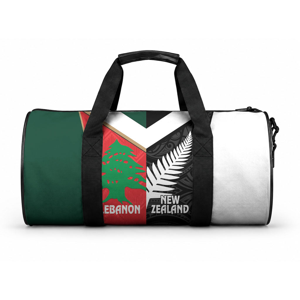 Rugby New Zealand and Lebanon Duffle Bag All Black Cedars Together