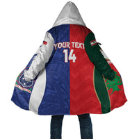 Custom Rugby Samoa and Lebanon Cloak Toa Samoa Cedars Together