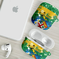Malampa Fiji Day AirPods Case 10 October Together We Grow Grunge Tapa Motifs