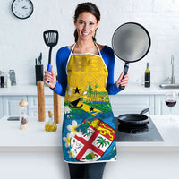 Malampa Fiji Day Apron 10 October Together We Grow Grunge Tapa Motifs