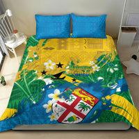 Malampa Fiji Day Bedding Set 10 October Together We Grow Grunge Tapa Motifs