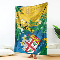 Malampa Fiji Day Blanket 10 October Together We Grow Grunge Tapa Motifs