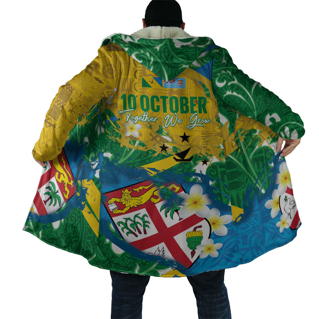 Malampa Fiji Day Cloak 10 October Together We Grow Grunge Tapa Motifs