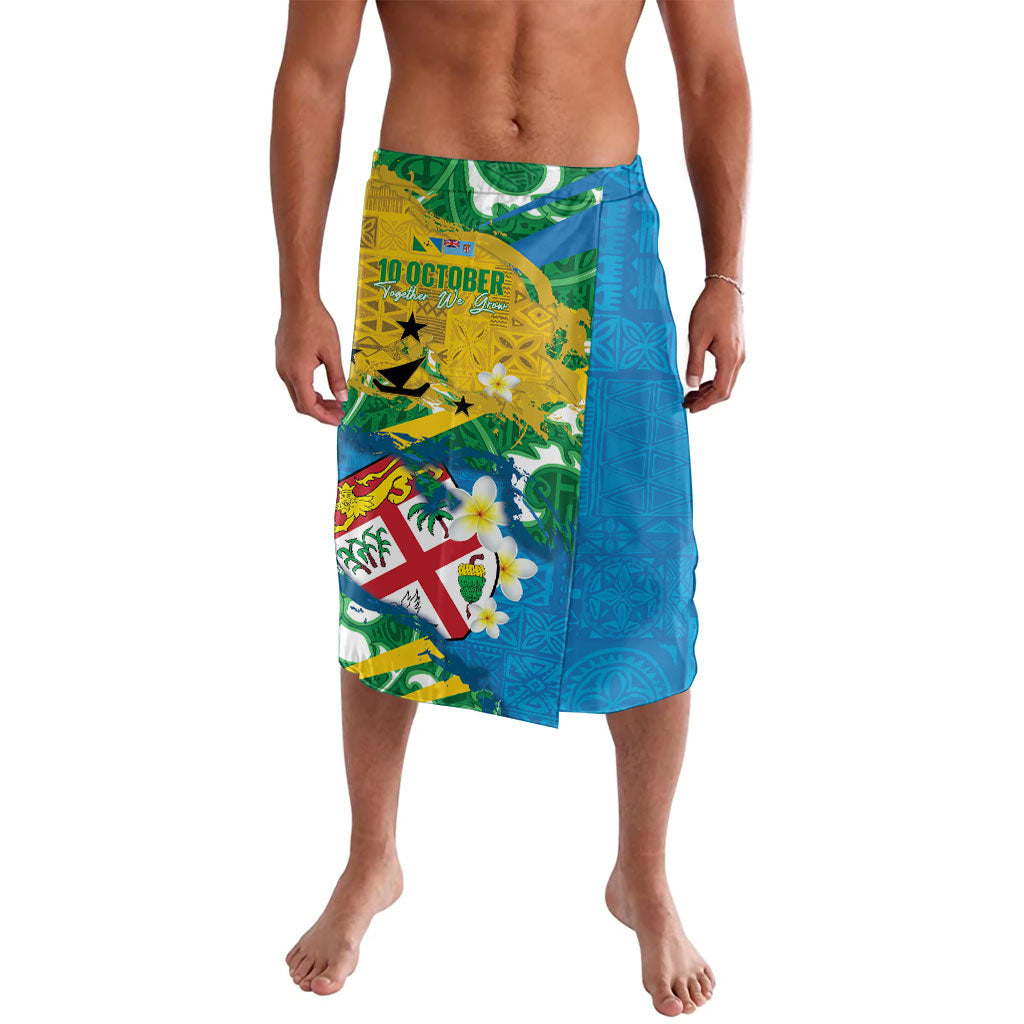 Malampa Fiji Day Lavalava 10 October Together We Grow Grunge Tapa Motifs