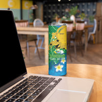 Malampa Fiji Day Skinny Tumbler 10 October Together We Grow Grunge Tapa Motifs