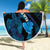 Personalised Tahiti Moorea Atoll Beach Blanket Polynesian Sea Turtle