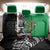 New Zealand and Ireland Rugby Custom Back Car Seat Cover Maori Tiki Fern Irish Celtic Cross - Polynesian Pride