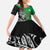 New Zealand and Ireland Rugby Custom Family Matching Mermaid Dress and Hawaiian Shirt Maori Tiki Fern Irish Celtic Cross - Polynesian Pride