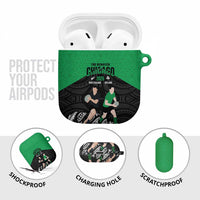 New Zealand and Ireland Rugby AirPods Case Chicago 2025 Go All Black Shamrocks - Polynesian Pride