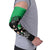 New Zealand and Ireland Rugby Custom Arm Sleeves Chicago 2025 Go All Black Shamrocks - Polynesian Pride
