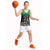 New Zealand and Ireland Rugby Custom Basketball Jersey Chicago 2025 Go All Black Shamrocks - Polynesian Pride