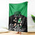 New Zealand and Ireland Rugby Blanket Chicago 2025 Go All Black Shamrocks - Polynesian Pride