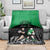 New Zealand and Ireland Rugby Blanket Chicago 2025 Go All Black Shamrocks - Polynesian Pride